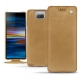 Sony Xperia 10 leather case - Sable vintage ( Roughtcut - Gaucho#57254 ) 