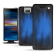 Funda de piel Sony Xperia 10 - Bleu Patine