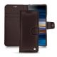 Housse cuir Sony Xperia 10 - Marron envoûtant
