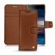 Sony Xperia 10 Plus leather case - Marron ( Nappa - Pantone 1615C ) 