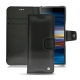 Sony Xperia 10 Plus leather case - Onyx ( Black ) 