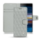 Lederschutzhülle Sony Xperia 10 Plus - Gris - Couture ( Nappa - Pantone W428C ) 