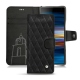 Capa em pele Sony Xperia 10 Plus - Negre poudro - Couture