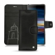 Capa em pele Sony Xperia 10 Plus - Negre poudro