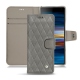 Capa em pele Sony Xperia 10 Plus - Acier vintage - Couture