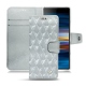 Housse cuir Sony Xperia 10 Plus - Platinium - Couture
