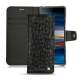 가죽 커버 Sony Xperia 10 Plus - Autruche nero