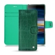 Sony Xperia 10 Plus leather case - Crocodile pino