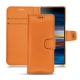 Capa em pele Sony Xperia 10 Plus - Orange PU