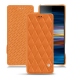 가죽 커버 Sony Xperia 10 - Orange - Couture ( Nappa - Pantone 1495U ) 