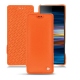 Lederschutzhülle Sony Xperia 10 - Orange fluo