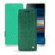 Capa em pele Sony Xperia 10 - Crocodile pino