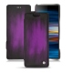 Sony Xperia 10 leather case - Violet Patine