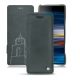Sony Xperia 10 leather case - Blu marino