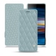 Custodia in pelle Sony Xperia 10 Plus - Bleu ciel - Couture ( Nappa - Pantone 277C ) 