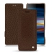 Sony Xperia 10 Plus leather case - Châtaigne ( Pantone 476C ) 