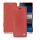 Custodia in pelle Sony Xperia 10 Plus - Cerise vintage ( Pantone 185C ) 