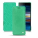 Housse cuir Sony Xperia 10 Plus - Menthe vintage ( Pantone 562C ) 