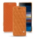 Lederschutzhülle Sony Xperia 10 Plus - Mandarine vintage - Couture