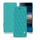 가죽 커버 Sony Xperia 10 Plus - Bleu fluo - Couture