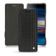 Housse cuir Sony Xperia 10 Plus - Abaca nero
