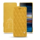 Custodia in pelle Sony Xperia 10 Plus - Jaune soulèu - Couture