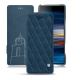 가죽 커버 Sony Xperia 10 Plus - Blu mediterran - Couture