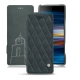 Sony Xperia 10 Plus leather case - Blu marino - Couture