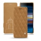 Custodia in pelle Sony Xperia 10 Plus - Castan esparciate - Couture