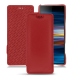 Sony Xperia 10 Plus leather case - Rouge PU