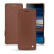 Housse cuir Sony Xperia 10 Plus - Marron délicat