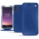 Capa em pele Apple iPhone Xs - Bleu océan ( Nappa - Pantone 293C ) 