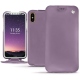 Capa em pele Apple iPhone Xs - Lilas ( Nappa - Pantone 2645U ) 
