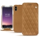 Lederschutzhülle Apple iPhone Xs - Castan esparciate - Couture