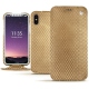 Custodia in pelle Apple iPhone Xs - Serpent sabbia