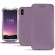 Custodia in pelle Apple iPhone Xs - Lilas PU