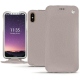 Custodia in pelle Apple iPhone Xs - Taupe innocent