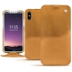 Funda de piel Apple iPhone X - Or Maïa ( Pantone 871C ) 
