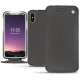 Funda de piel Apple iPhone X - Anthracite ( Pantone 424C ) 