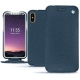 Capa em pele Apple iPhone X - Indigo ( Pantone 303U ) 