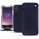 가죽 커버 Apple iPhone X - Cobalt ( Pantone 2766C ) 