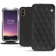 Capa em pele Apple iPhone X - Noir - Couture ( Nappa - Black ) 