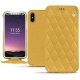 Capa em pele Apple iPhone X - Mimosa - Couture ( Pantone 141C ) 