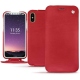 Capa em pele Apple iPhone X - Rouge troupelenc