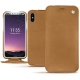 Capa em pele Apple iPhone X - Castan esparciate