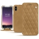 Lederschutzhülle Apple iPhone X - Sable vintage - Couture
