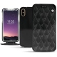 Funda de piel Apple iPhone X - Onyx - Couture