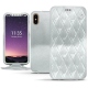 Capa em pele Apple iPhone X - Platinium - Couture