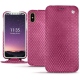 Capa em pele Apple iPhone X - Serpent ciclamino