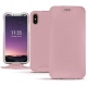 Housse cuir Apple iPhone X - Rose PU